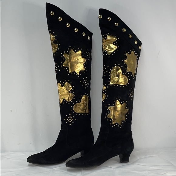 Christian Lacroix Shoes - VINTAGE CHRISTIAN LACROIX PIRATE OVER THE KNEE BOOTS FTL-03-034